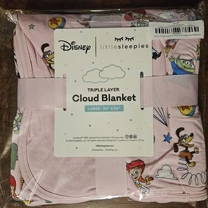 Little Sleepies Pink Toy Story Pals Cloud Blanket